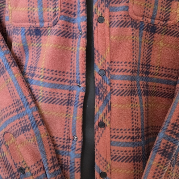 O'NEILL Rust & Navy Plaid Snap Buttons Jacket NWT - Picture 16 of 16